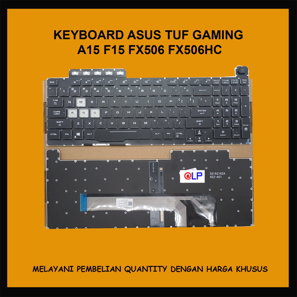 Keyboard Asus Tuf Gaming a15 f15 fx506 fx506hc