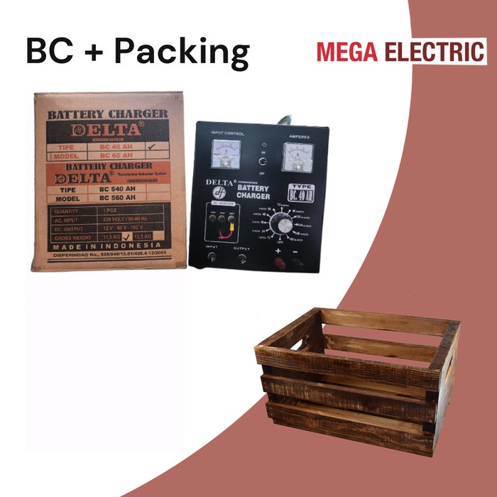 Hemat Batery Charger Cas Aki Delta 40A Dt 440C ( Cas Byk Aki)