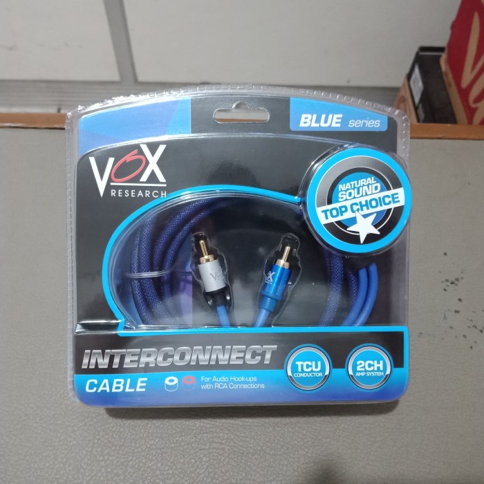 PROMO Cable rca vox 3m - kabel rca 3m vox - cable rca vox blue three