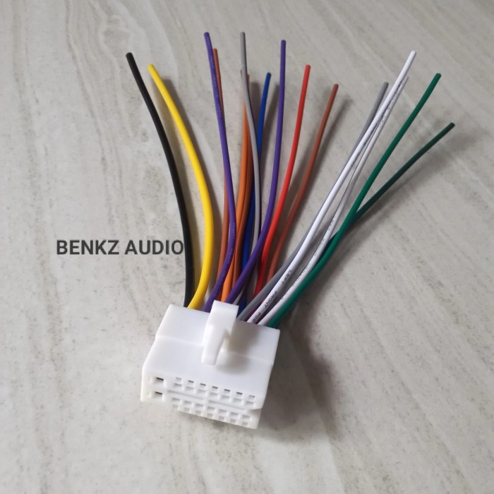 PROMO Soket headunit Clarion kabel socket audio tape mobil clarion male