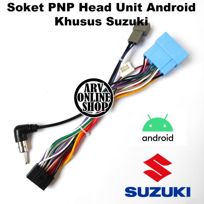 kabel soket suzuki audio head unit android pnp ertiga swift ignis