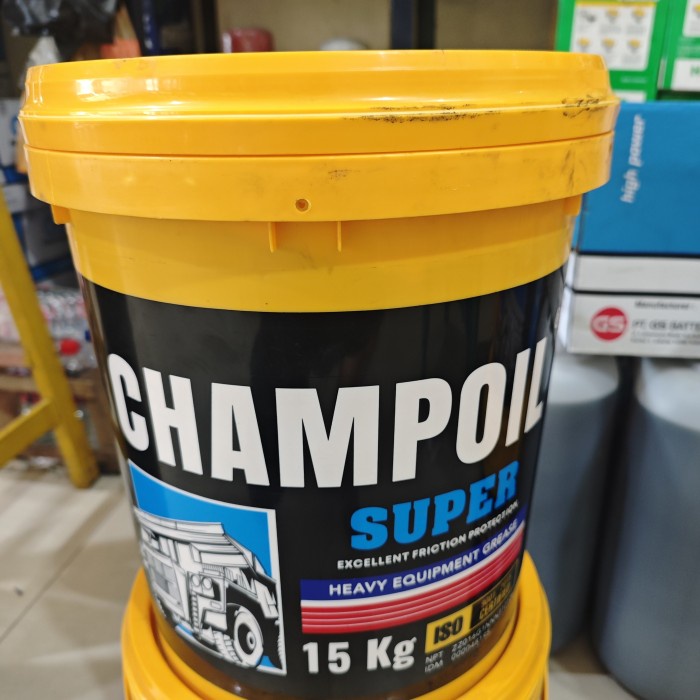 PELUMAS MINYAK GEMUK/GREASE CHAMPOIL CHASIS SUPER 15KG
