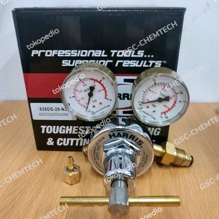 Harris Regulator Nitrogen 825DS-25-N2 (25Bar) Kode 27