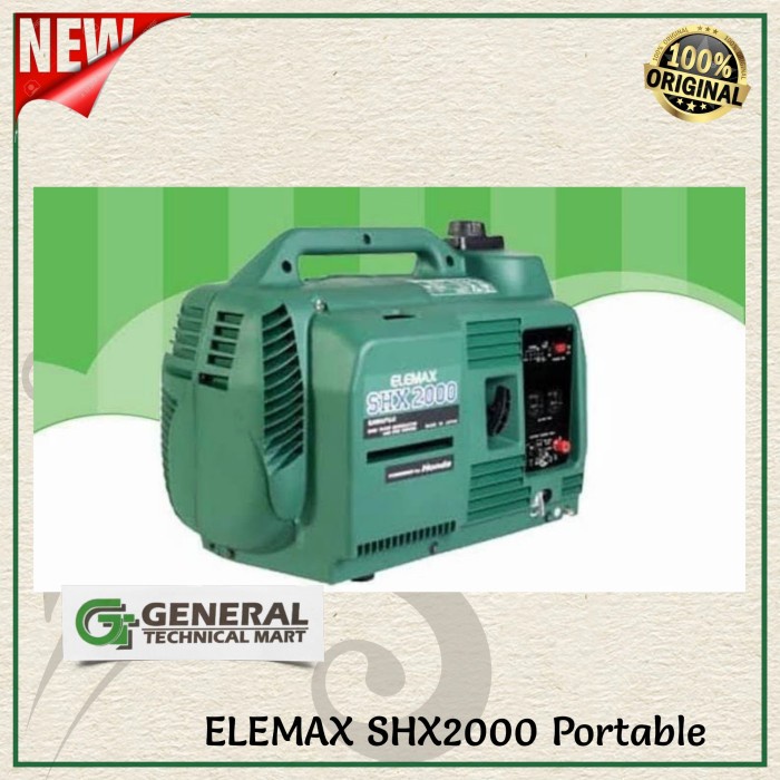 Mantab Elemax Shx2000 Portable Generator Set Digi-Wave Inverter Genset