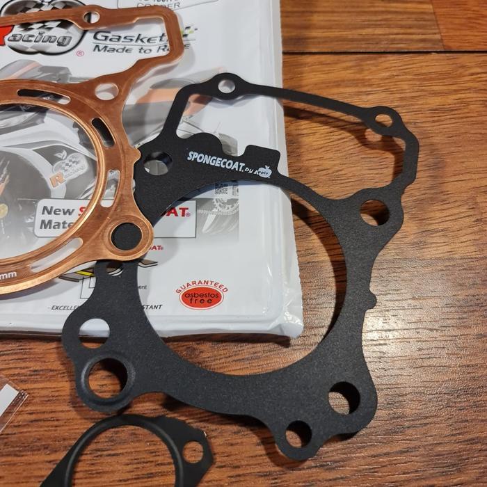 BARANG TERLARIS PAKING TOPSET TEMBAGA CB150R LED/SONIC150 BORE UP 62MM/63MM/65MM - APPLE GASKET
