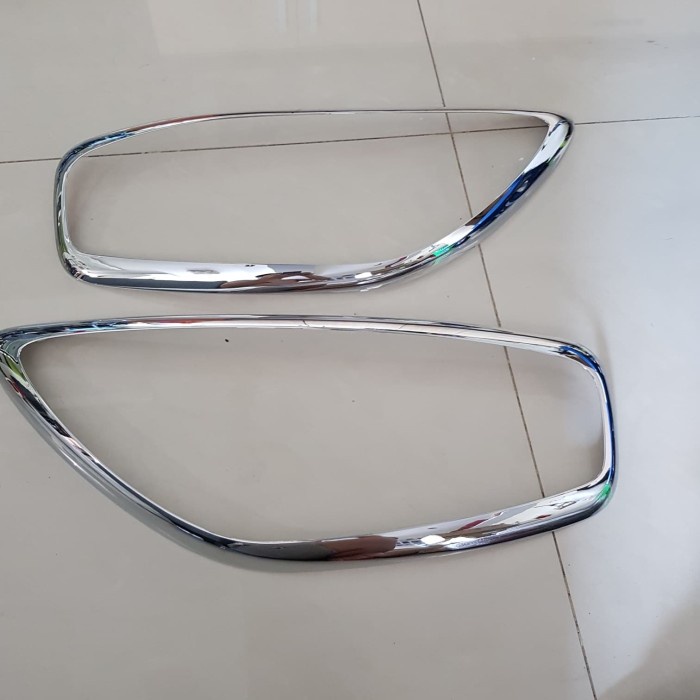 garnish lampu depan chrome otoproject kia picanto