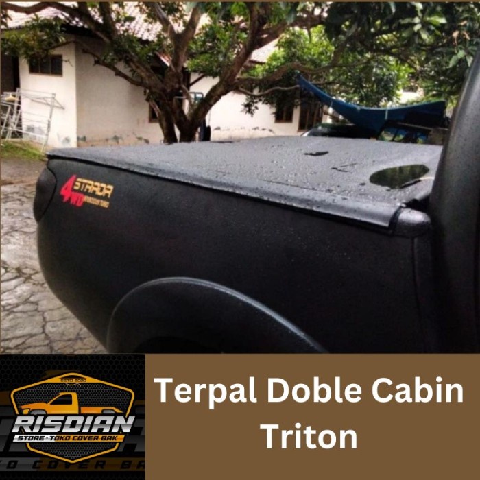 PREMIUM Cover bak Terpal Penutup Bak Triton Double Cabin Mitsubishi Triton