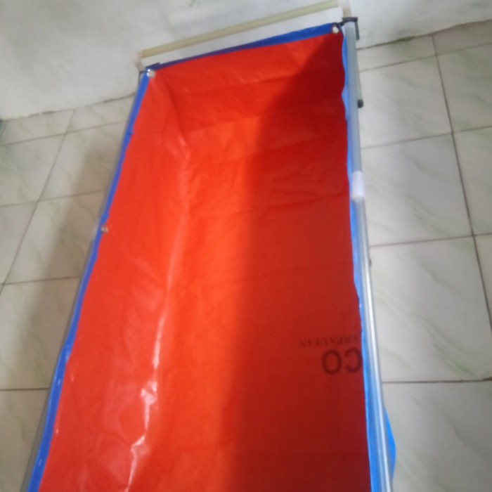 PREMIUM kolam terpal dgn rangkanya 100x50x25(A5)