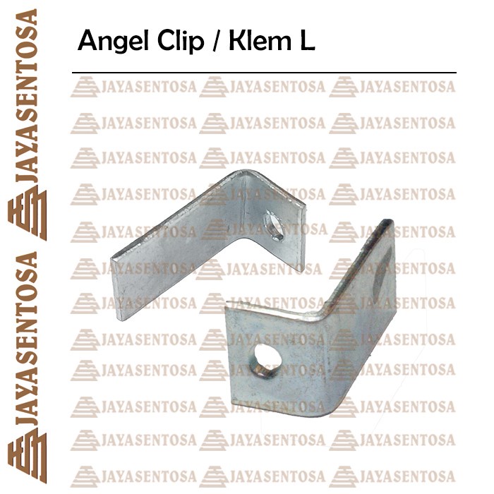 PREMIUM Angle Angel Clip Plat Besi Siku L Paku Tembak Ramset Plafon
