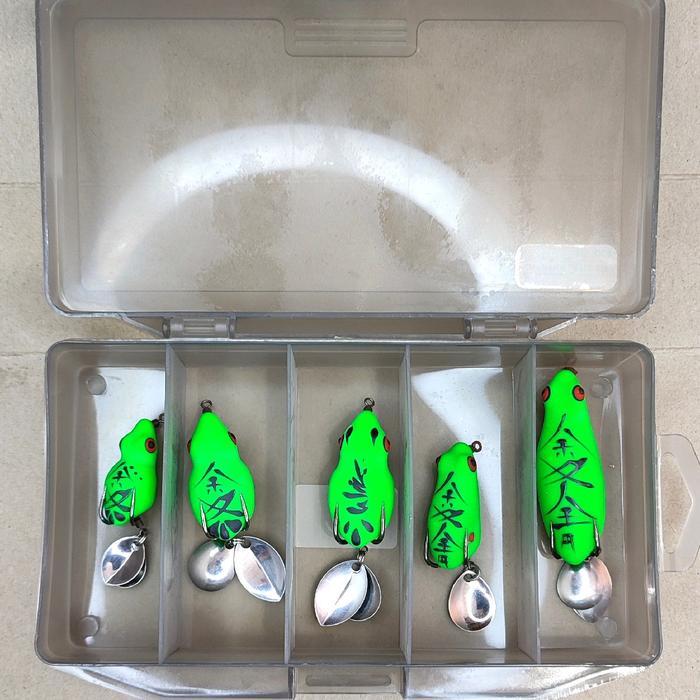 terbaru  paket murah soft frog zal lure + box ready