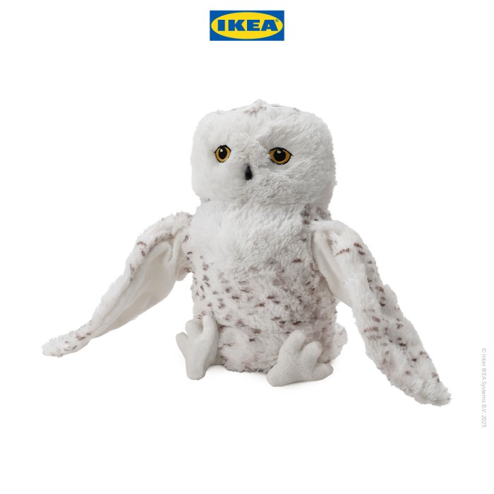 Promo Terbatas Ikea Skogsduva Boneka Burung Hantu Salju Putih 25Cm Aman