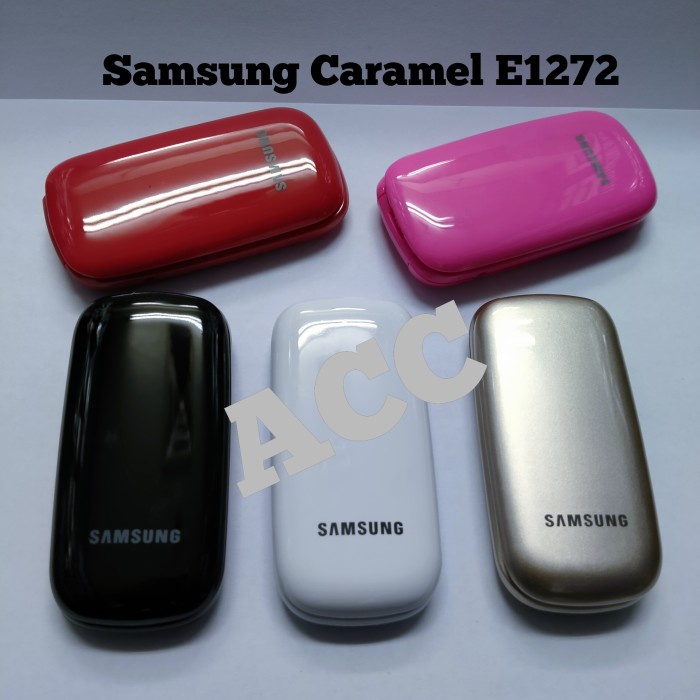 Casing Housing Samsung Caramel GT-E1272 Fullset Kesing Samsung Lipat