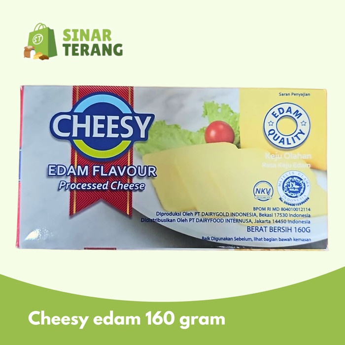 

Keju Cheesy Edam kecil 180gr