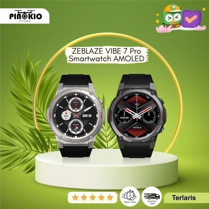 ZEBLAZE VIBE 7 Pro Smart Watch 1.43 Inch AMOLED HiFi Bluetooth Call