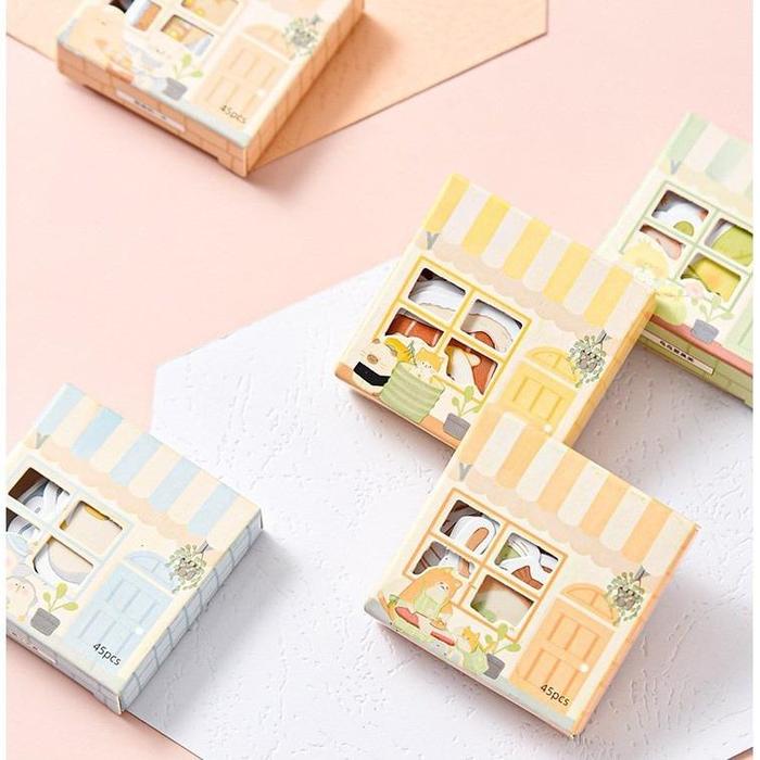 

Mss (Cod) 45Pcs Stiker Karakter Hewan Untuk Diary Aesthetic Sticker Dekorasi Jurnal Scrapbook Stiker