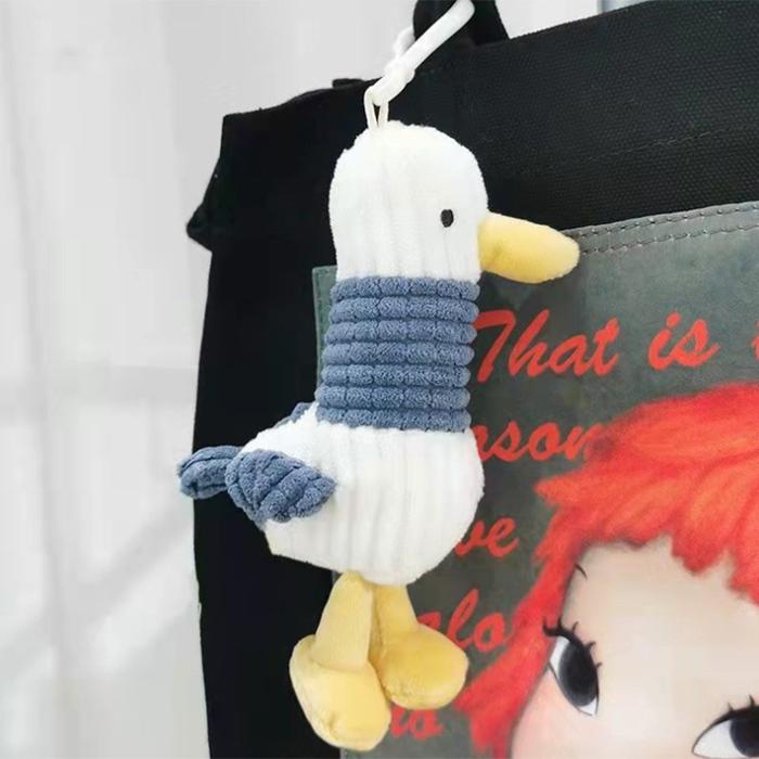 Hayylife Aksesoris Gantungan Bebek Lucu - Gantungan Kunci Boneka Bebek, Gantungan Boneka Viral Untuk