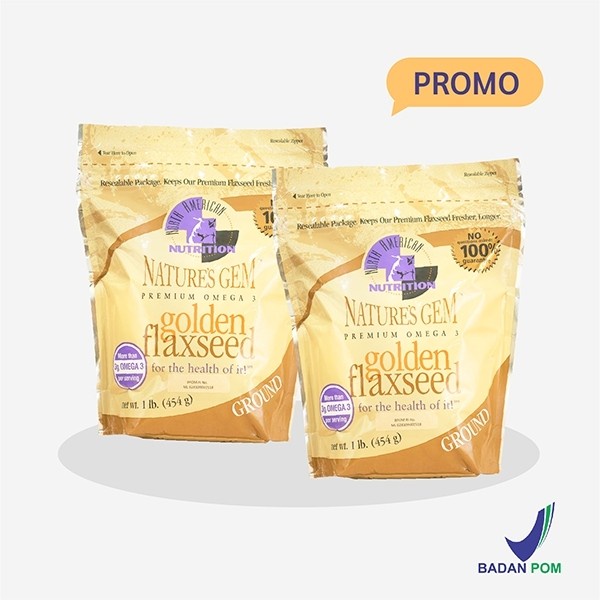 

BARANG TERLARIS PAKET PROMO 2 Bks Golden Flaxseed Nature's Gem