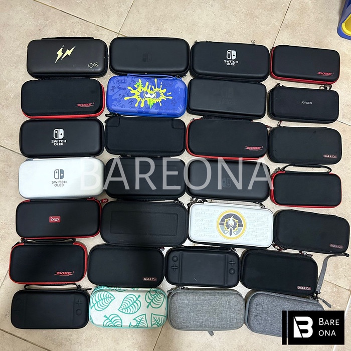 SALE  [SECOND] NINTENDO SWITCH POUCH CASE OLED V1 V2 LITE (SKULL & CO UGREEN DOBE ZELDA MARIO