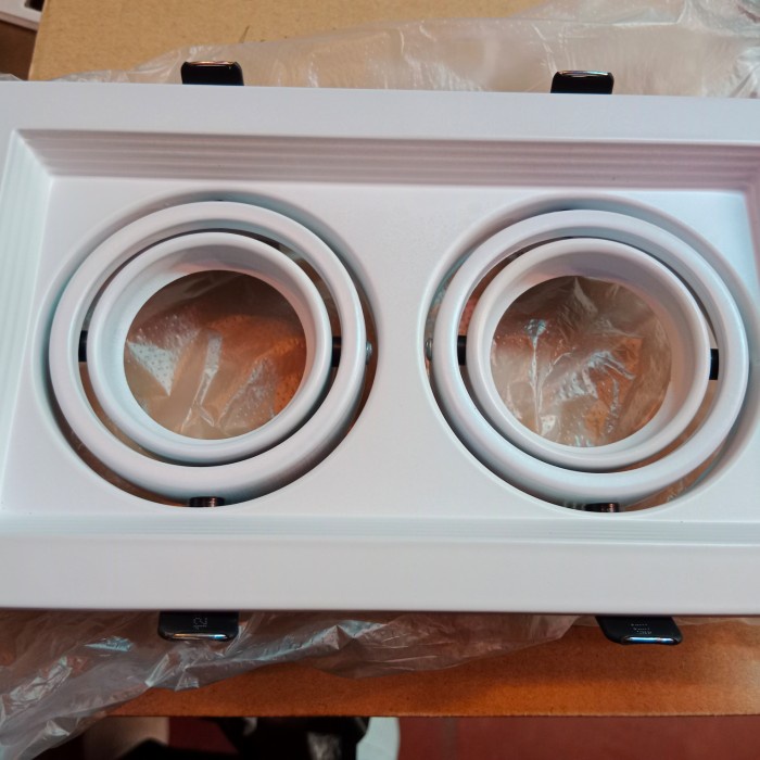 downlight mr16 isi 2 / housing mr16 double