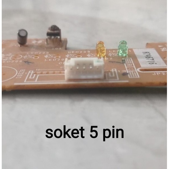 Panasonic Ac Sensor Module Pcb A746716 2 Led 5pin Socket Ori Cabutan Bekas Modul Soket Spare Part