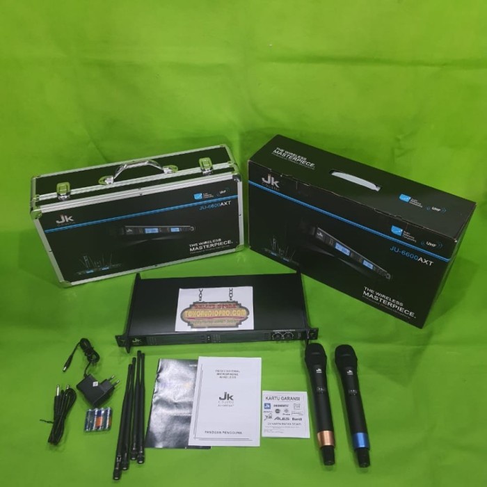 JK Coustic JU6600AXT Dual Channel Microphone Wireless