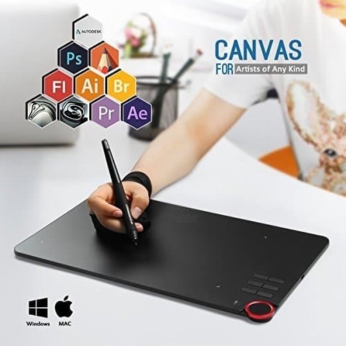 Wireless Digital Graphic Design Drawing Pen Tablet fro PC Laptop-Promo