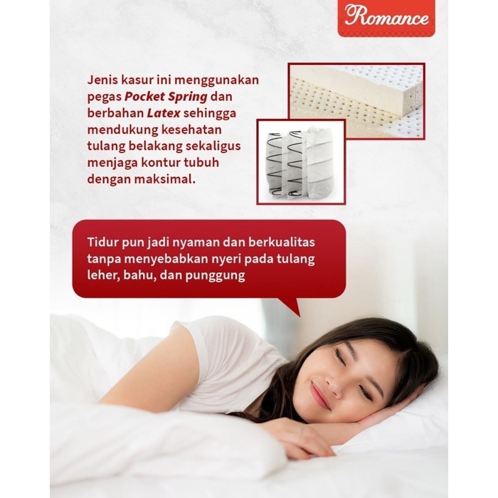 Kasur Romance Orthomedic Plus 120X200 (Mattress Only) Orthopedic
