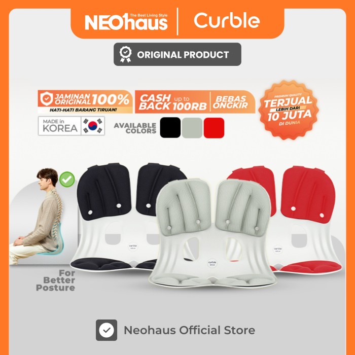 Ready CURBLE CHAIR GRAND - Kursi Penopang Badan Made In Korea