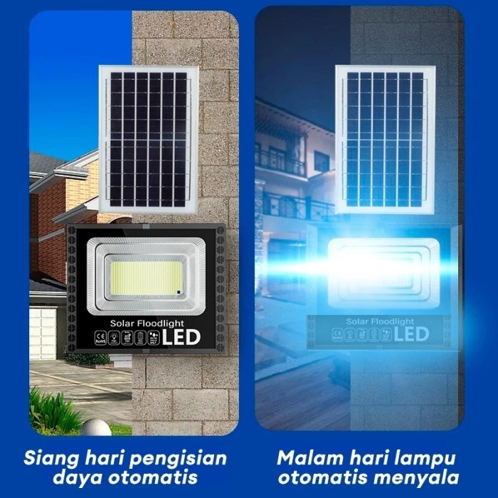 Lampu tenaga surya Lampu solar panel Lampu sorot solar cell lampu outdoor lampu sorot solar cell