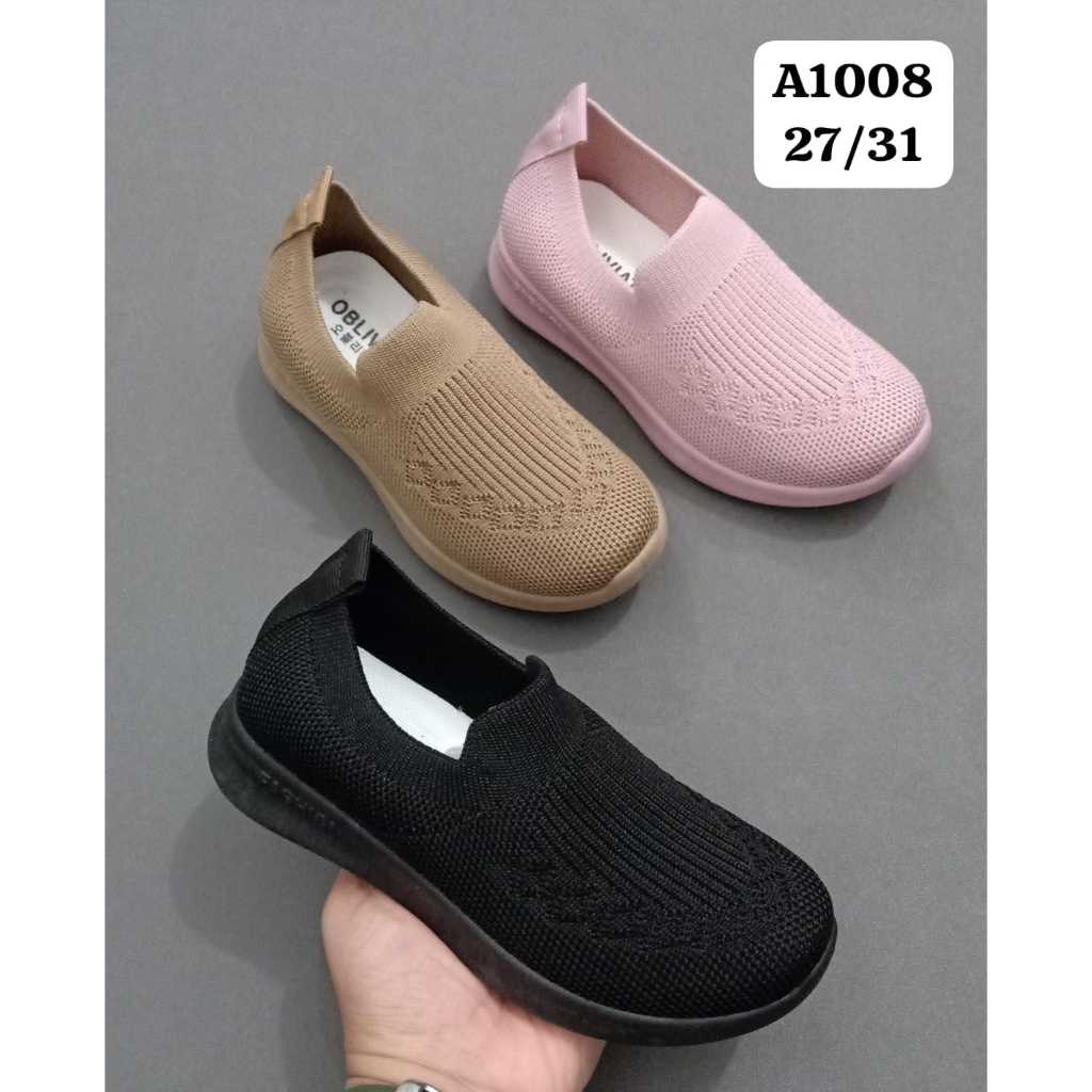 BEST SELLER SIZE 27-36 SEPATU SLIP ON ANAK IMPORT SEPATU SLOP ANAK IMPORT SEPATU RAJUT ANAK