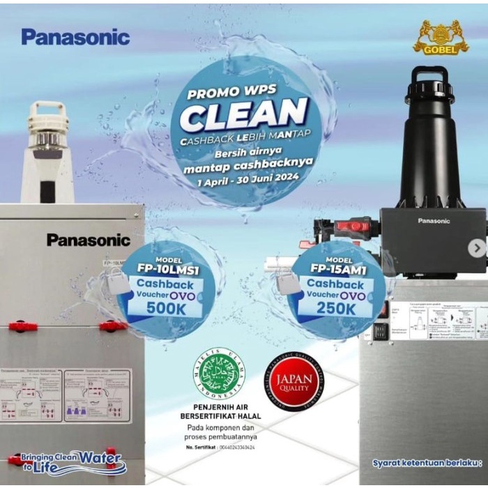 Filter Air Panasonic WPS Silika, Karbon, & Kaporit