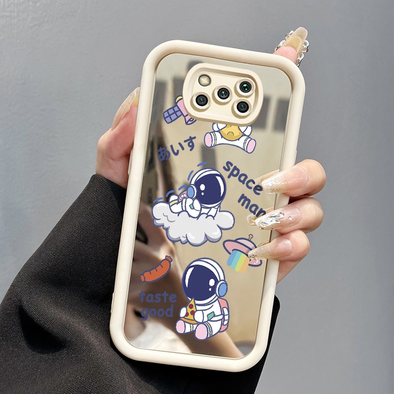 Casing Hp Untuk Xiaomi Poco X3 X3 Pro X3 NFC 13T Pro Case Softcase Kesing astronot Cesing silikon ka