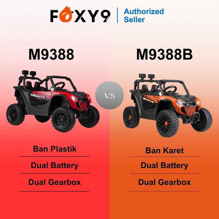 SALE PROMO MAINAN MOBIL AKI ANAK BESAR MIGHTY ROVER OFFROAD M9388 READYY