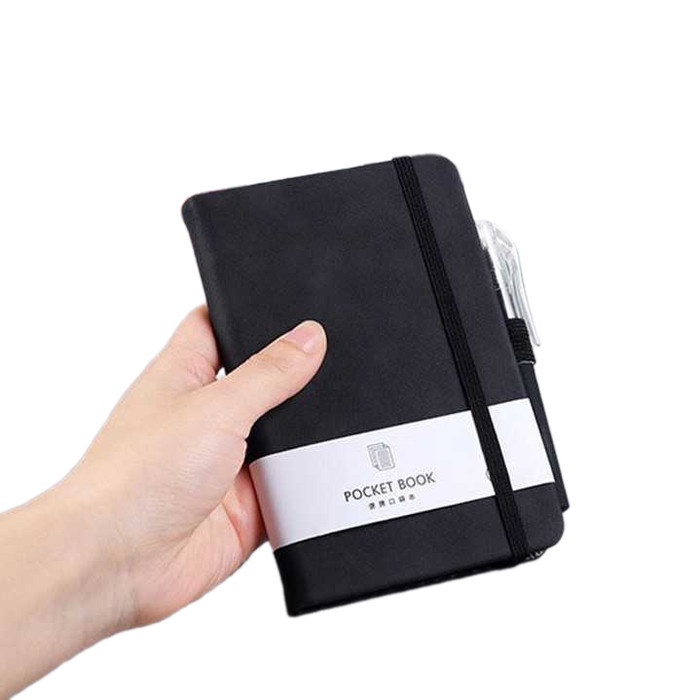

Buku Diary GLAMOR Notebook with Strap Ledger Pen Holder