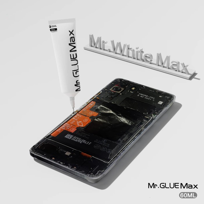 

2UUL Mr.Glue Max 60ml Hitam/Putih Lem Jelly Lem Touchscreen Lem Touch screen Bening Perekat Glue