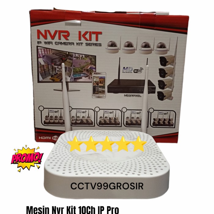 NVR /MESIN NVR 10 KIT ( KHUSUS BUAT KAMERA IP NVR KIT 10)
