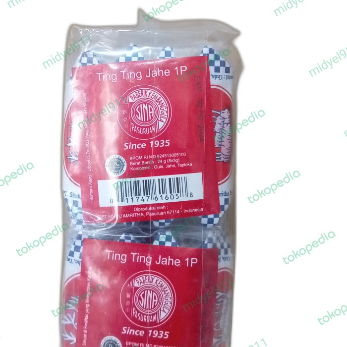 

Permen Ting Ting Jahe Sin A