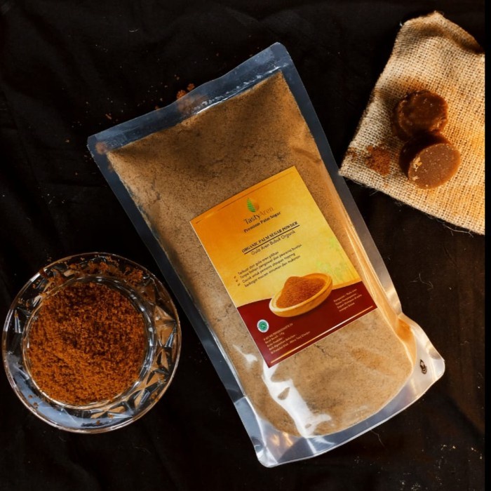 

PREMIUM GULA AREN BUBUK ORGANIK 1KG - PALM SUGAR 1000 GRAM -GULA SEMUT