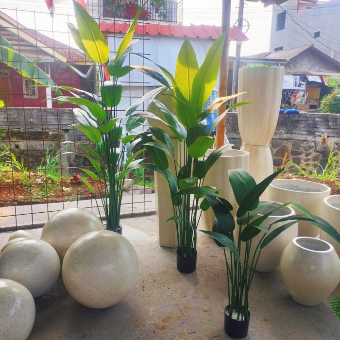 Tanman Artificial Pohon Pisang Skybird/ Tanaman Pohon Pisang Dekorasi Tanaman