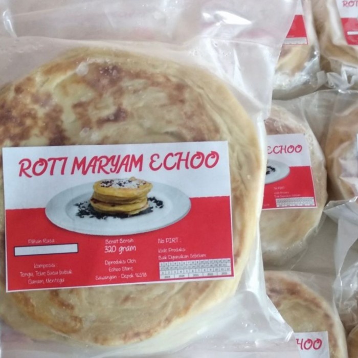 

Ready Stok" Frozen Roti Maryam Roti Canai Cane Beku Isi 5Pcs