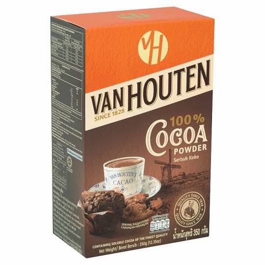 

Ready Stok" Van Houten Cokelat Bubuk 180 Gr - Cocoa Powder