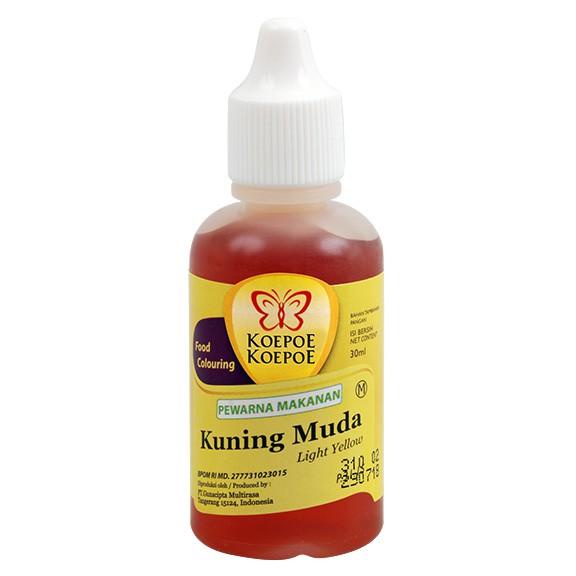 

Ready Stok" Pewarna Kuning Muda (30Ml) Koepoe-Koepoe