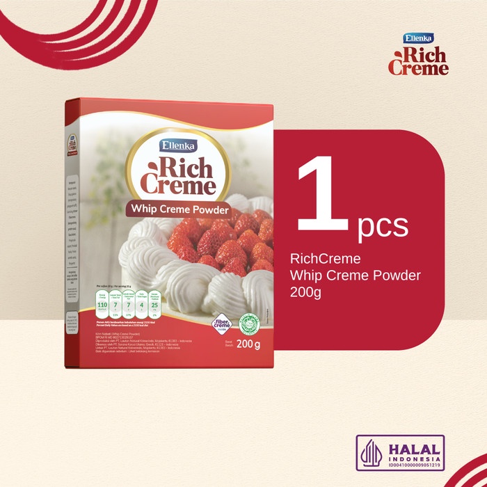 

Ready Stok" Richcreme Whip Creme Box 200 Gr