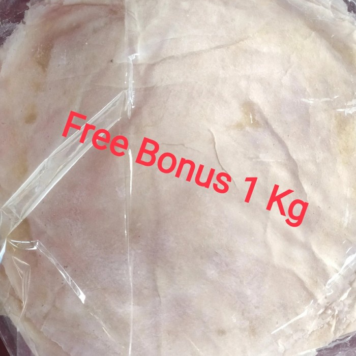 

Ready Stok" Kulit Lumpia Isi 50 Lembar + Gratis Bonus