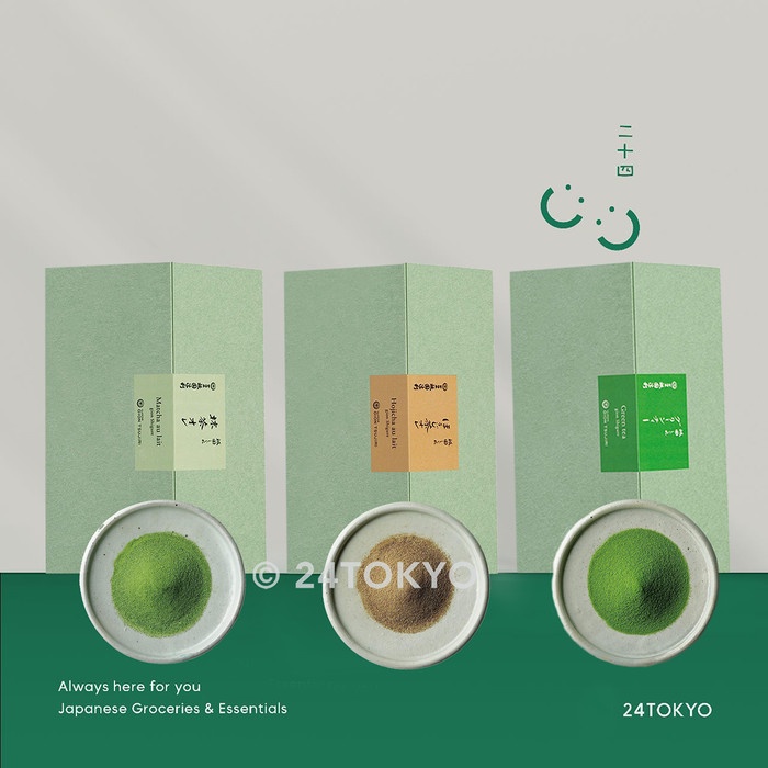 Kyoto Tsujiri Uji premium matcha green tea hojicha latte teh Jepang