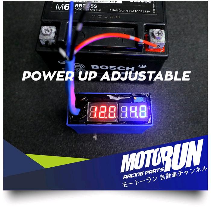 JTTOP" MOTORUN POWER UP DC MOTORUN - ADJUSTABLE UNTUK MOTOR KARBURATOR MAUPUN INJEKSI