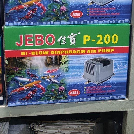 Jebo P 200 Pompa Udara Aerator Kolam