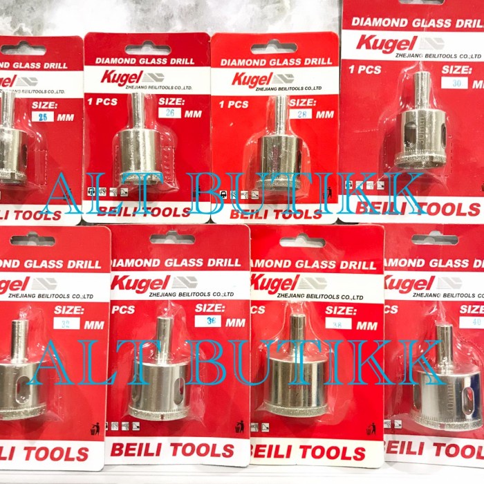 JTTOP KUGEL DIAMOND CORE FOR GLASS 30MM - MATA BOR HOLE SAW KACA 30 MM