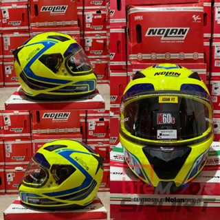 TERLARIS NOLAN HELM / OBRAL JUAL RUGI HELM NOLAN N605 PRACTICE LED YELLOW 100%