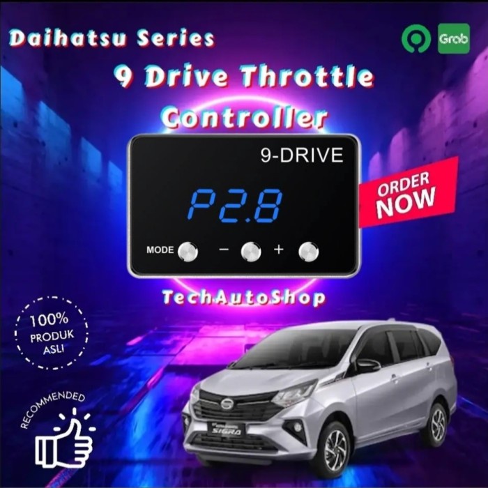 Populer 9 Drive Throttle Controller Daihatsu Sigra Series Piggyback 9Drive